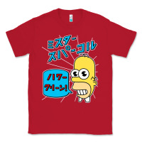 Red Sparkle simpsons Classic Tee - linhVisuals