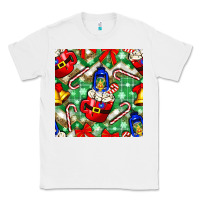 White christmas coffee cups bell and candy cane with leopard and plaid Classic Tee - BundleAndBundleShop