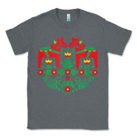 Charcoal Heather swedish dala horse folk art t shirt Classic Tee - linhVisuals