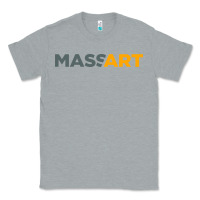 Heather Grey Massachusetts College of Art and Design Classic Tee - linhVisuals