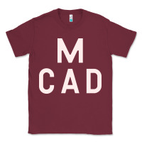 Burgundy Minneapolis College of Art and Design Classic Tee - linhVisuals