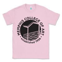 Bubblegum Pink Memphis College of Art Classic Tee - linhVisuals