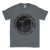 Charcoal Heather Memphis College of Art Classic Tee - linhVisuals