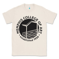 Natural Memphis College of Art Classic Tee - linhVisuals