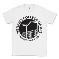 White Memphis College of Art Classic Tee - linhVisuals