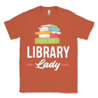 Copper womens funny library lady librarian library assistant t shirt Classic Tee - linhVisuals