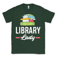 Sports Green womens funny library lady librarian library assistant t shirt Classic Tee - linhVisuals