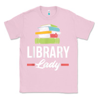 Bubblegum Pink womens funny library lady librarian library assistant t shirt Classic Tee - linhVisuals