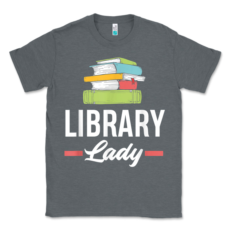 Womens Funny Library Lady Librarian Library Assistant T Shirt Classic Tee by linhVisuals | Teevron