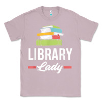 Lilac womens funny library lady librarian library assistant t shirt Classic Tee - linhVisuals