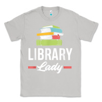 Moon Dust womens funny library lady librarian library assistant t shirt Classic Tee - linhVisuals