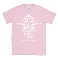 Bubblegum Pink national park service, skull animals hiking camping eliments t shirt Classic Tee - linhVisuals