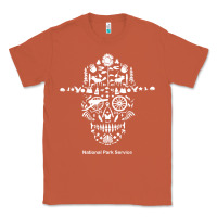Copper national park service, skull animals hiking camping eliments t shirt Classic Tee - linhVisuals