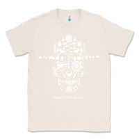 Natural national park service, skull animals hiking camping eliments t shirt Classic Tee - linhVisuals