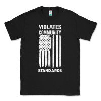Black violates community standards apparel community t shirt Classic Tee - linhVisuals