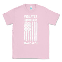 Bubblegum Pink violates community standards apparel community t shirt Classic Tee - linhVisuals