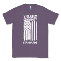 Lavender violates community standards apparel community t shirt Classic Tee - linhVisuals