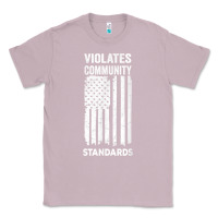 Lilac violates community standards apparel community t shirt Classic Tee - linhVisuals