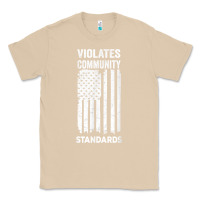 Mushroom violates community standards apparel community t shirt Classic Tee - linhVisuals