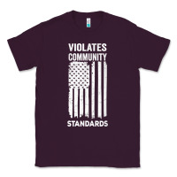 Plum violates community standards apparel community t shirt Classic Tee - linhVisuals