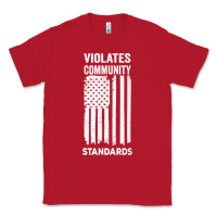 Red violates community standards apparel community t shirt Classic Tee - linhVisuals