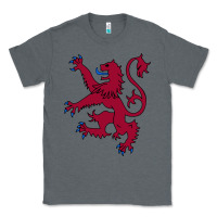 Charcoal Heather lion rampant of scotland, royal banner, royal arms, scottish pride Classic Tee - linhVisuals