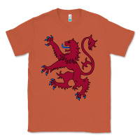 Copper lion rampant of scotland, royal banner, royal arms, scottish pride Classic Tee - linhVisuals
