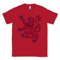 Red lion rampant of scotland, royal banner, royal arms, scottish pride Classic Tee - linhVisuals