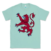 Seafoam lion rampant of scotland, royal banner, royal arms, scottish pride Classic Tee - linhVisuals