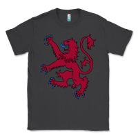 Smoke lion rampant of scotland, royal banner, royal arms, scottish pride Classic Tee - linhVisuals