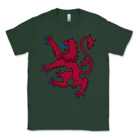 Sports Green lion rampant of scotland, royal banner, royal arms, scottish pride Classic Tee - linhVisuals