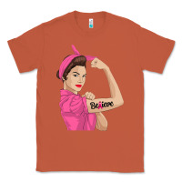 Copper believe cancer awareness women gift Classic Tee - linhVisuals