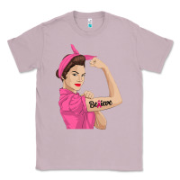 Lilac believe cancer awareness women gift Classic Tee - linhVisuals