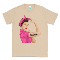 Mushroom believe cancer awareness women gift Classic Tee - linhVisuals
