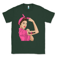 Sports Green believe cancer awareness women gift Classic Tee - linhVisuals