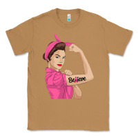 Toasted Coconut believe cancer awareness women gift Classic Tee - linhVisuals