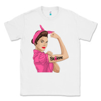 White believe cancer awareness women gift Classic Tee - linhVisuals