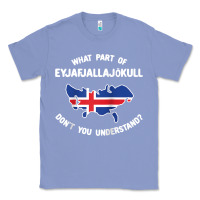 Colony Blue what part of eyjafjallajökull don't you understand raglan baseball te Classic Tee - linhVisuals