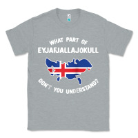 Heather Grey what part of eyjafjallajökull don't you understand raglan baseball te Classic Tee - linhVisuals