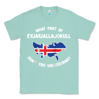 Seafoam what part of eyjafjallajökull don't you understand raglan baseball te Classic Tee - linhVisuals