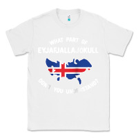 White what part of eyjafjallajökull don't you understand raglan baseball te Classic Tee - linhVisuals