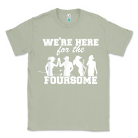 Matcha we're here for the foursome funny sarcasm golf lover golfer t shirt Classic Tee - linhVisuals