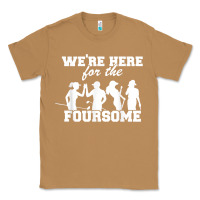 Toasted Coconut we're here for the foursome funny sarcasm golf lover golfer t shirt Classic Tee - linhVisuals