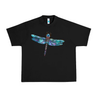 Black Blue Dragonfly Urban Heavy Tee - LillyAllenDesigns