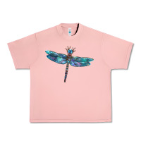 Salmon Blue Dragonfly Urban Heavy Tee - LillyAllenDesigns