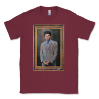 Burgundy seinfeld the kramer portrait t shirt Classic Tee - linhVisuals