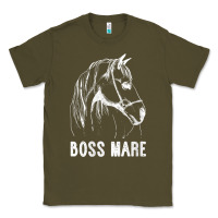 Army Green womens boss mare horseback riding equestrians men horse women gift v n Classic Tee - linhVisuals