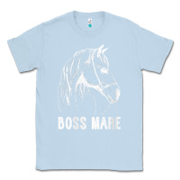 Dusty Blue womens boss mare horseback riding equestrians men horse women gift v n Classic Tee - linhVisuals