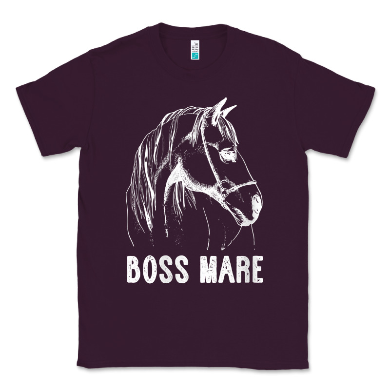 Womens Boss Mare Horseback Riding Equestrians Men Horse Women Gift V N Classic Tee by linhVisuals | Teevron