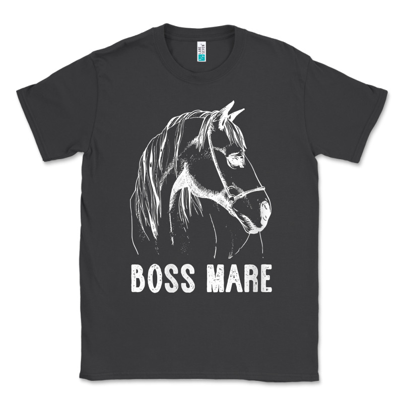 Womens Boss Mare Horseback Riding Equestrians Men Horse Women Gift V N Classic Tee by linhVisuals | Teevron
